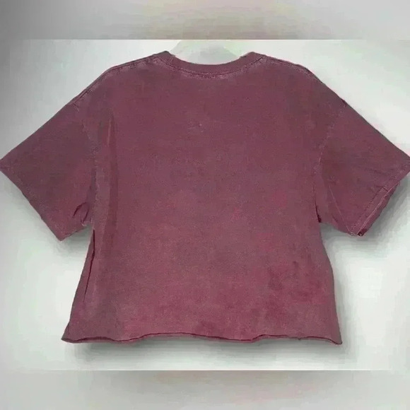 Def Leppard Pyromania 1983 TShirt Size ML Vintage Cropped has Stains and Holes - Picture 7 of 8